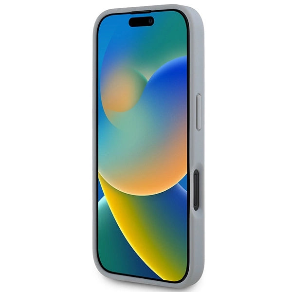 BMW M Carbon Tricolor Line MagSafe iPhone 16 Case - Grå