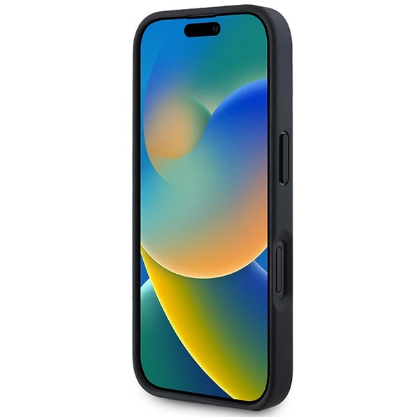 BMW M Perforeret Tricolor Line MagSafe iPhone 16 Case - Grå