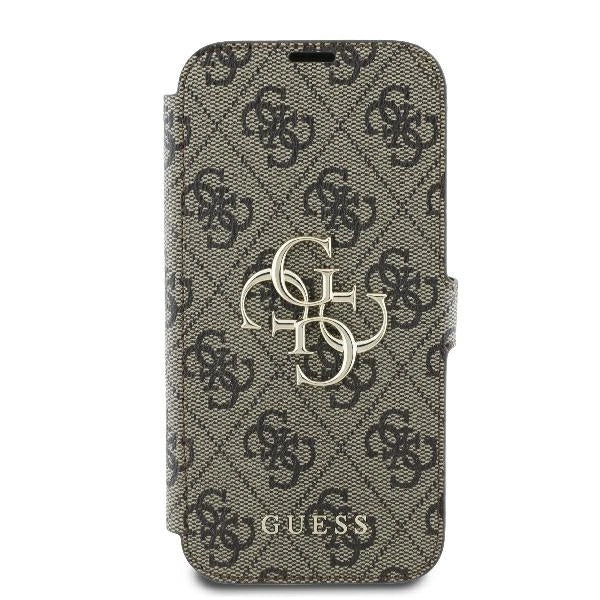 Guess 4G Metal Logo iPhone 16 Plus Case - Brunt