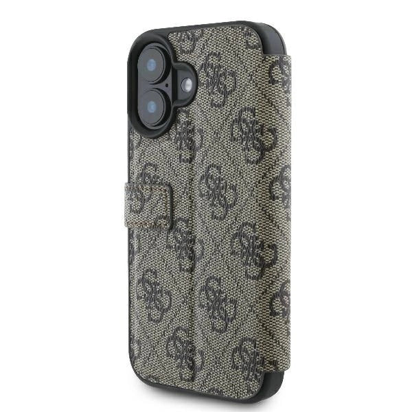 Gæt 4G Metal Logo iPhone 16 Case - Brown