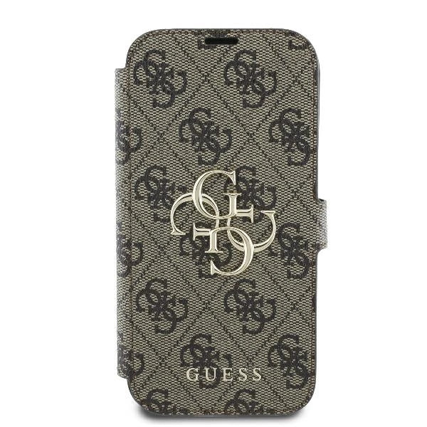 Guess 4G Metal Logo iPhone 16 Pro Max Case - Brunt