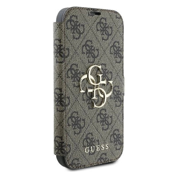 Guess 4G Metal Logo iPhone 16 Pro Max Case - Brunt