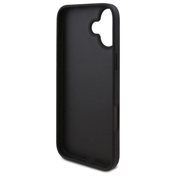 Guess ny 4G Triangle Case til iPhone 16 Plus - sort