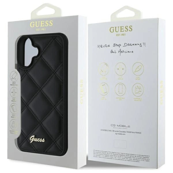 Guess Ny 4G Triangle-foder for iPhone 16 - sort