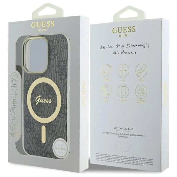 Guess IML 4G MagSafe iPhone 16 Pro Case - sort