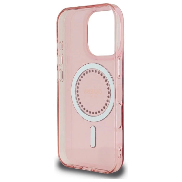 Gæt IML Rhinestones MagSafe iPhone 16 Pro Case - Pink