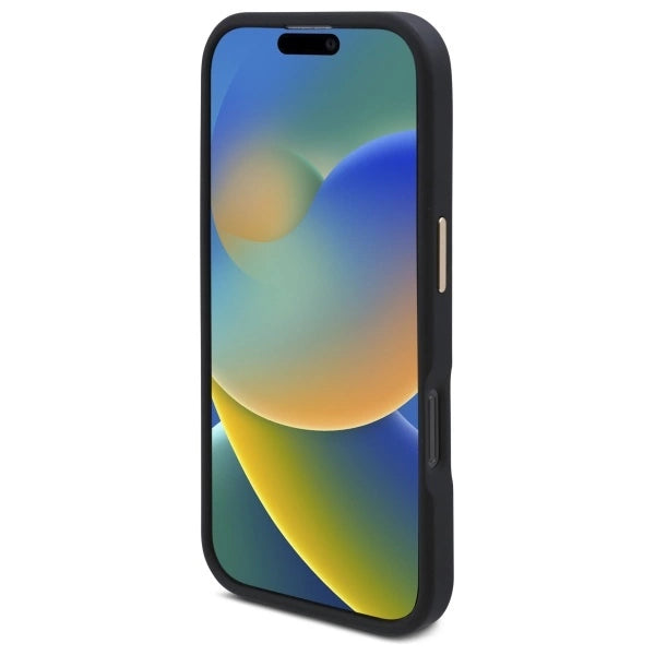 Guess 4G Logo Plate MagSafe Case til iPhone 16 Pro - sort