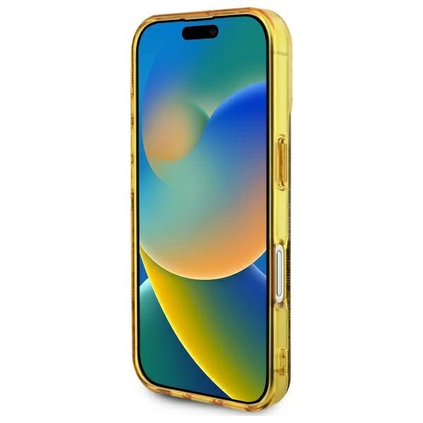 Gæt IML Peony på 4G Baggrund MagSafe iPhone 16 Case - Brown