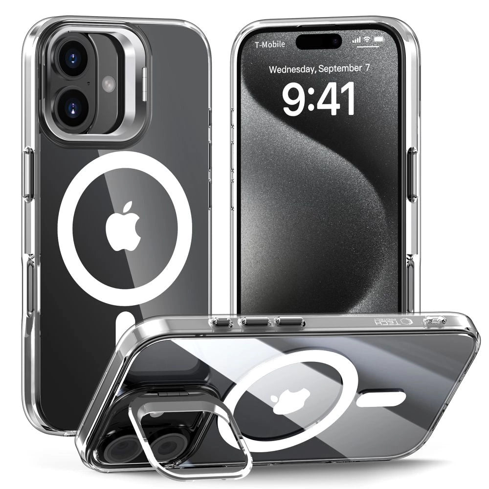 Tech-Protect MagStand MagSafe iPhone 16 Case - klar