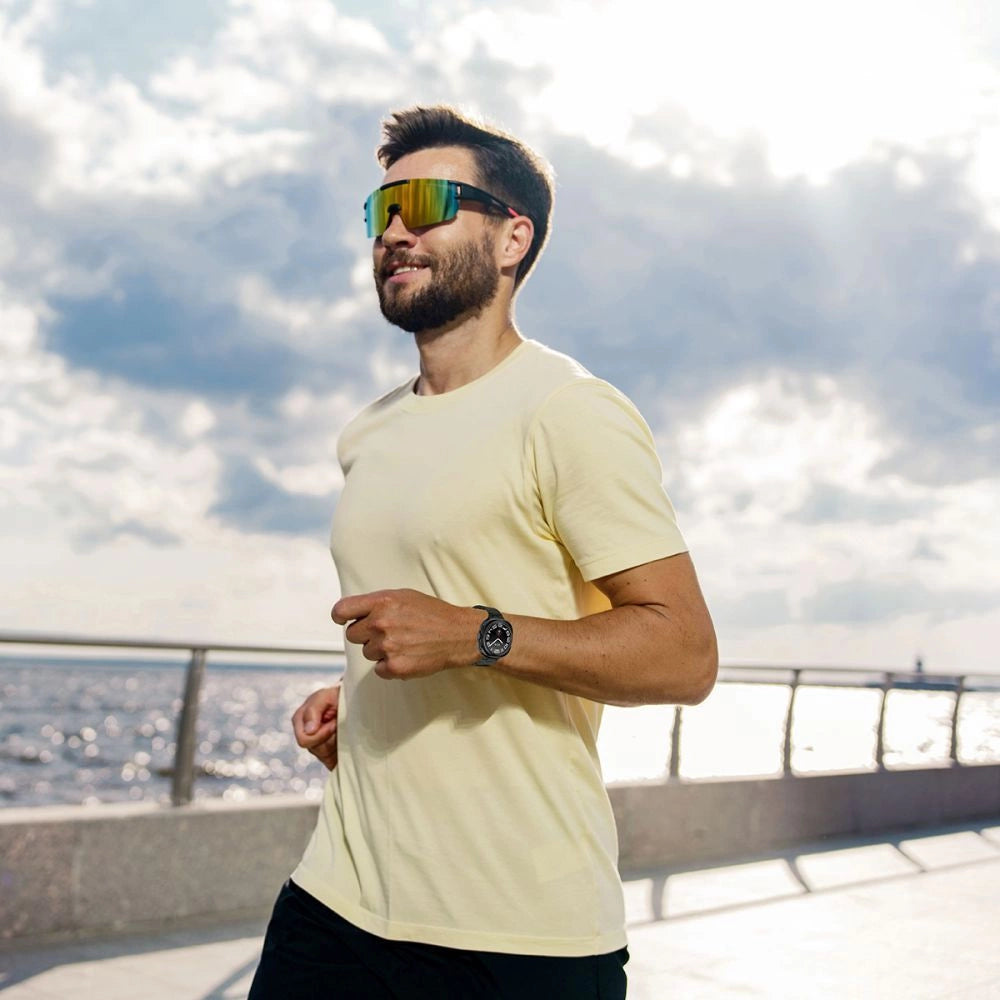 Tech-Protect Stainless Line Strap til Samsung Galaxy Watch 4 / 5 / 5 PRO / 6 / 7 / FE - sort