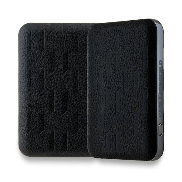 Karl Lagerfeld Powerbank induktiv KLPB5FPGKSCHHK 16W 5000mAh sort/sort Choupette Head Pin MagSafe