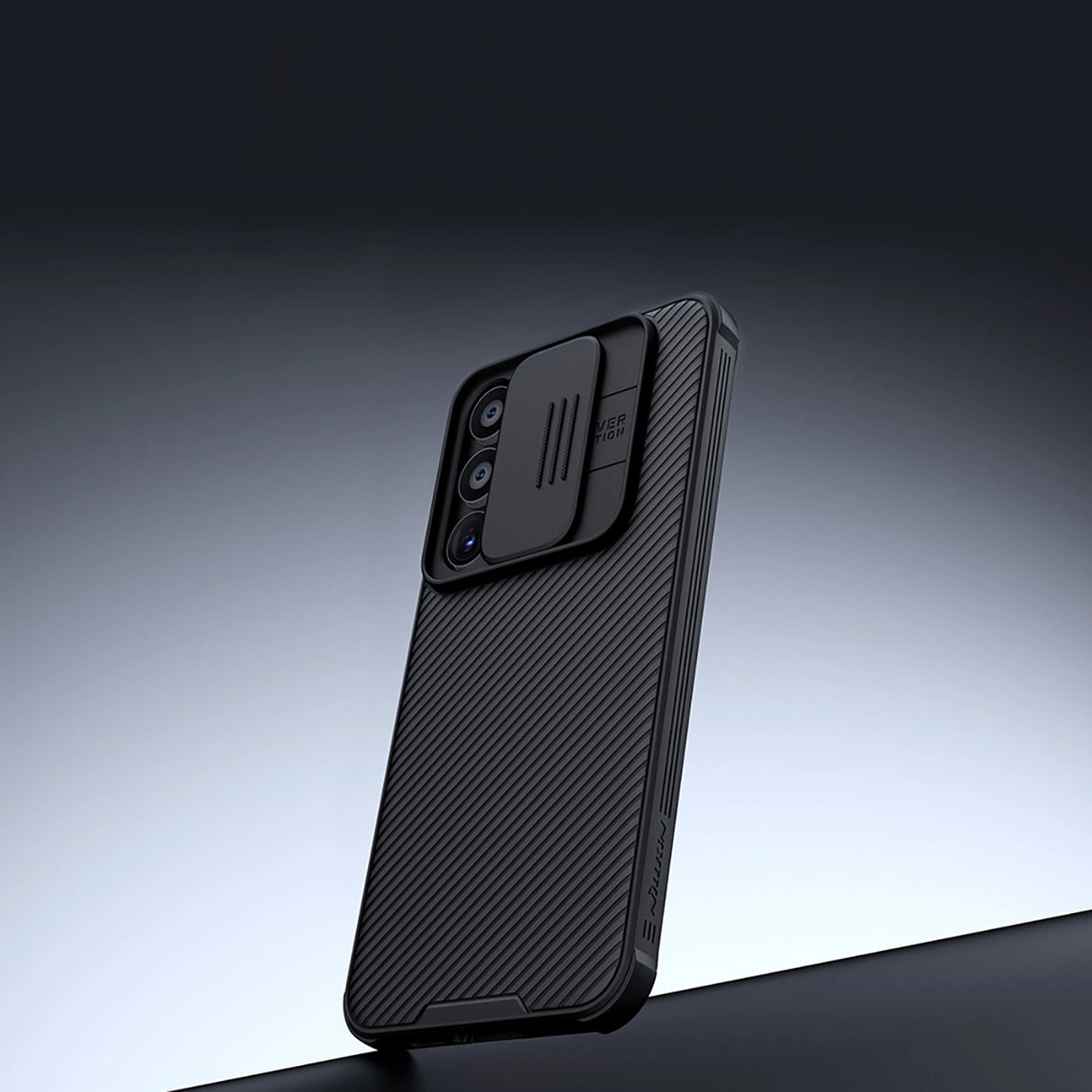 Nillkin CamShield Pro Case til Samsung Galaxy A55 med kameraomslag - sort