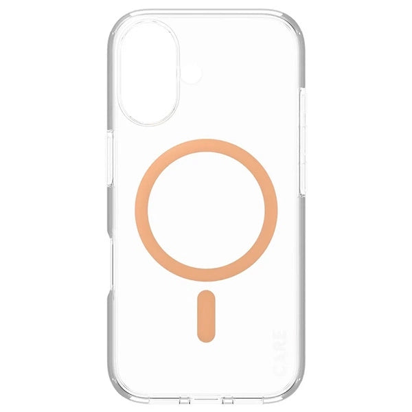 CARE af PanzerGlass Flagship Case iPhone 16 6.1" fersken/fersken MagSafe 1373
