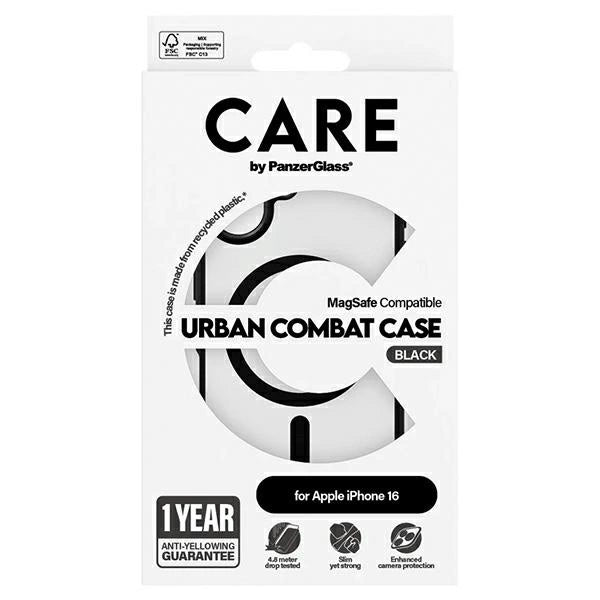 CARE af PanzerGlass Flagship Urban Case iPhone 16 6.1" MagSafe 1357