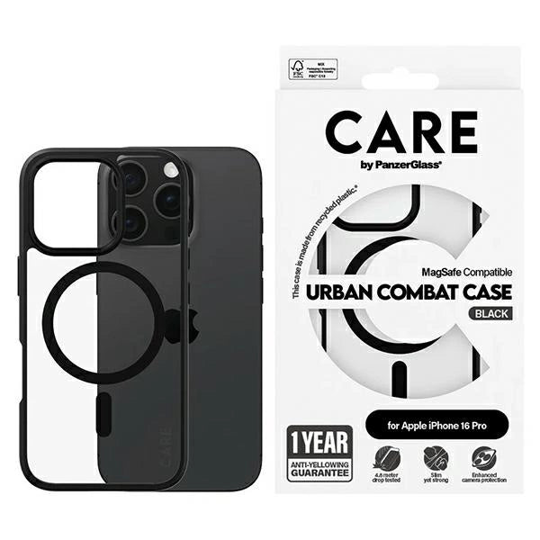 CARE af PanzerGlass Flagship Urban Case iPhone 16 Pro 6.3" MagSafe 1358