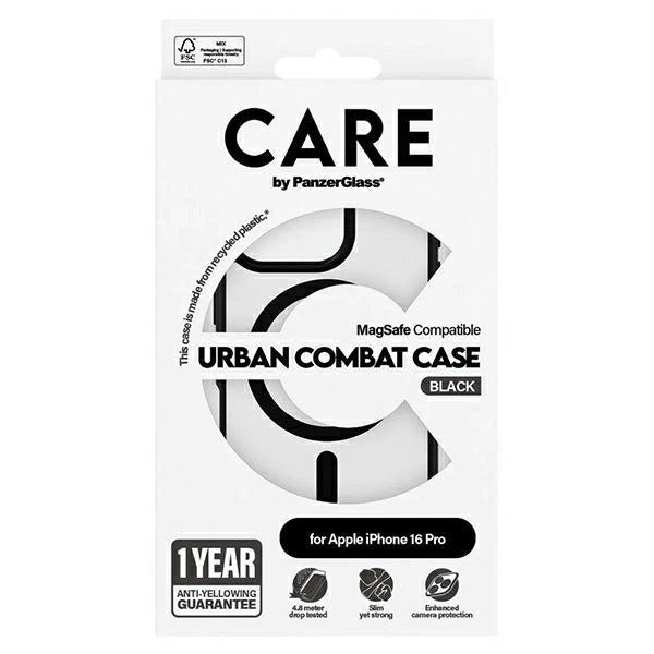 CARE af PanzerGlass Flagship Urban Case iPhone 16 Pro 6.3" MagSafe 1358