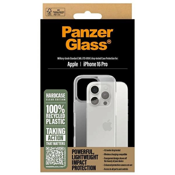 PanzerGlass HardCase iPhone 16 Pro 6.3" Clear/Transparent 1288