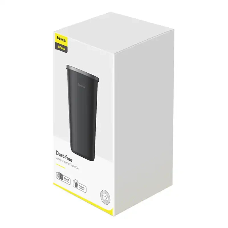 Baseus støvfri affaldsbeholder monteret på køretøjer ((Trash Bag 3 rulle/90) sort