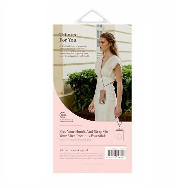 Uniq Coehl Creme iPhone 16 Pro 6.3" Magnetisk opladningsfodral lyserød/ballet lyserød