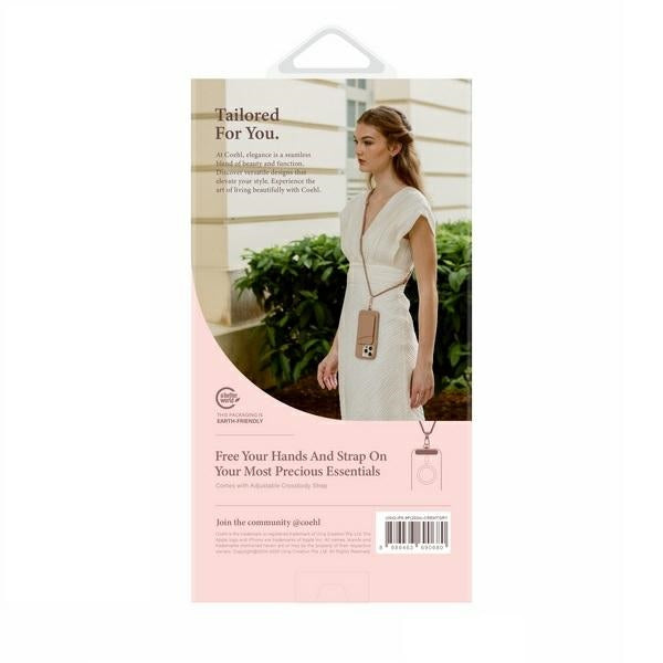 Uniq Coehl Creme iPhone 16 Pro Max 6.9" Magnetisk opladningsfoder grå/taupe grå