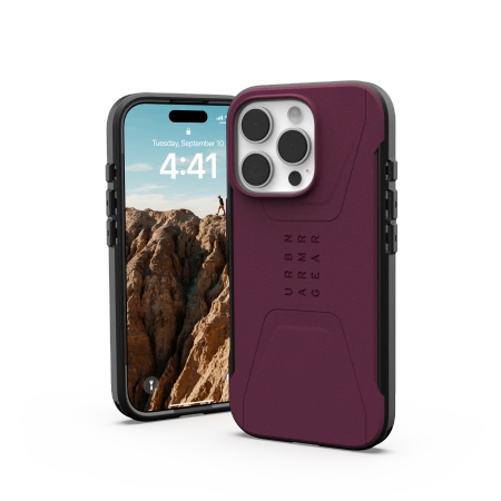 UAG Civilian Magsafe iPhone 16 Pro Case - rød