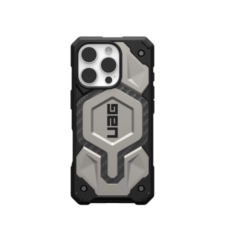 UAG Monarch Pro Case med MagSafe til iPhone 16 Pro - Titanium
