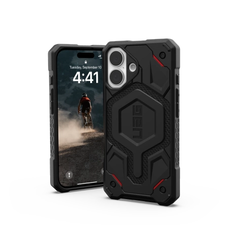 UAG Monarch Pro Case med Mag Safe til iPhone 16 - sort