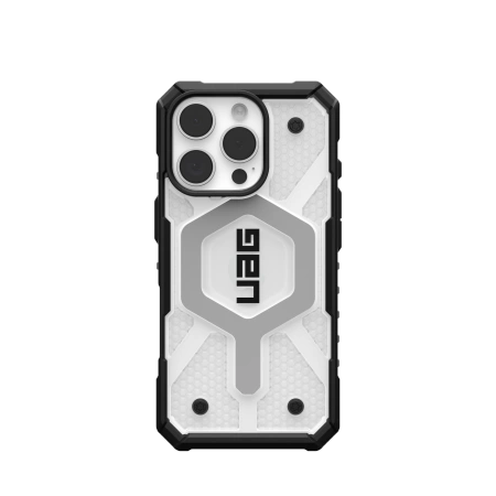 UAG Pathfinder Clear Magsafe Case til iPhone 16 Pro - hvid