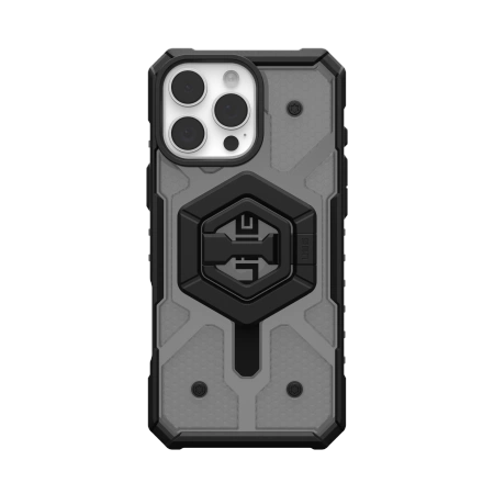 UAG Pathfinder Clear Magsafe Bundle Case med Magnetisk Ring Stand til iPhone 16 Pro Max - sort