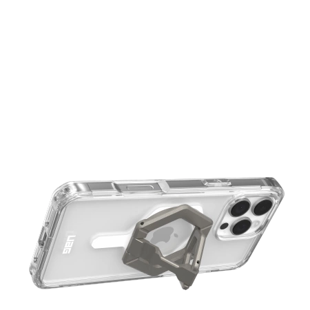 UAG Plyo Magsafe Case med Magnetisk Ring Stand til iPhone 16 Pro Max - Titanium