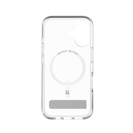 ZAGG Crystal Palace Snap Kickstand MagSafe Case til iPhone 16 - Klar
