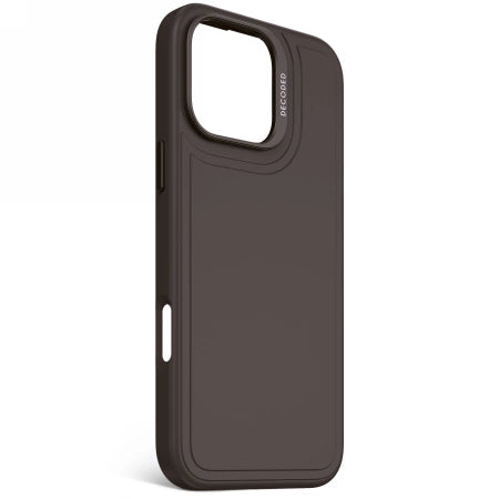 Dekoderet Anti-mikrobiel Silicone Stacks Backcover Case med MagSafe til iPhone 16 Pro Max - sort
