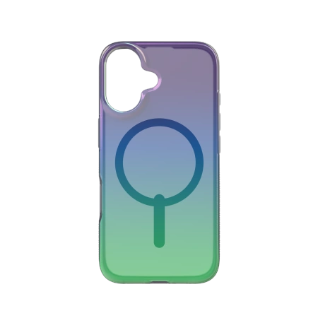 ZAGG Milan Snap Case med MagSafe til iPhone 16 - Grøn/lila