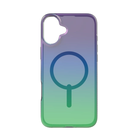 ZAGG Milan Snap Case med MagSafe til iPhone 16 Plus - Grøn/lila