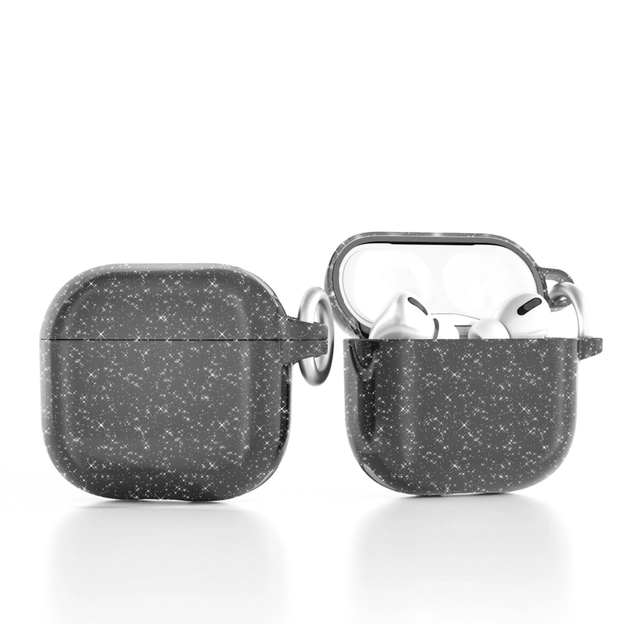 Glitter Case til AirPods 4 - sort