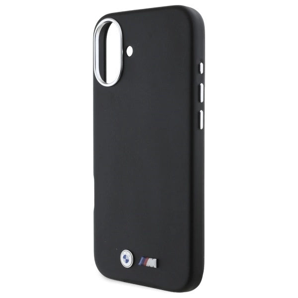 BMW M Smooth Full Wrapped Metal MagSafe Case til iPhone 16 - sort