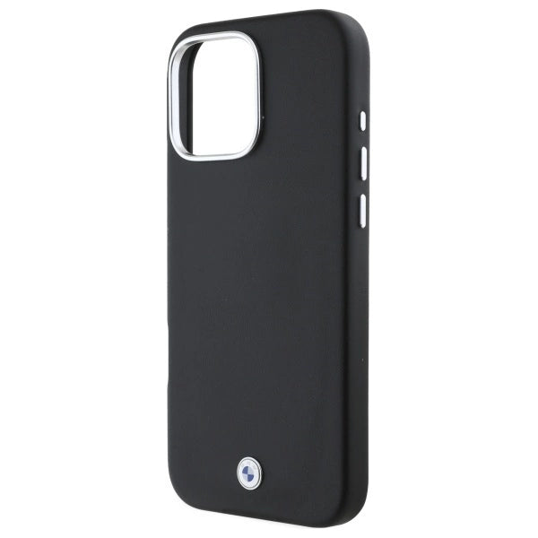 BMW Sign Full Wrapped Metal MagSafe Case til iPhone 16 Pro Max - sort