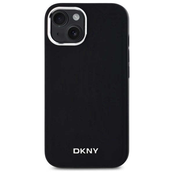 DKNY Plain Logo MagSafe iPhone 14 Case - sort