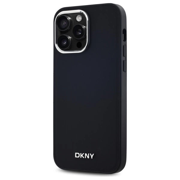 DKNY Plain Logo MagSafe iPhone 14 Pro Max Case - sort