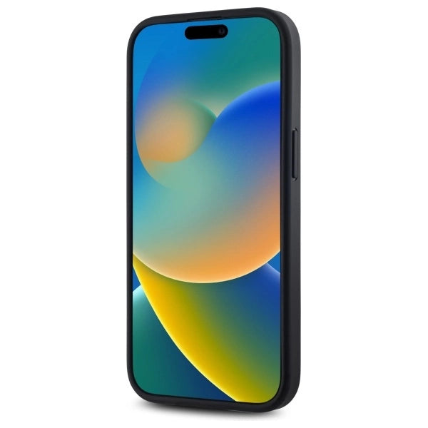 DKNY Plain Logo MagSafe iPhone 15 Plus Case - sort