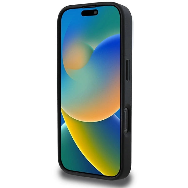 DKNY Plain Silver Logo MagSafe iPhone 16 Pro Max Case - sort