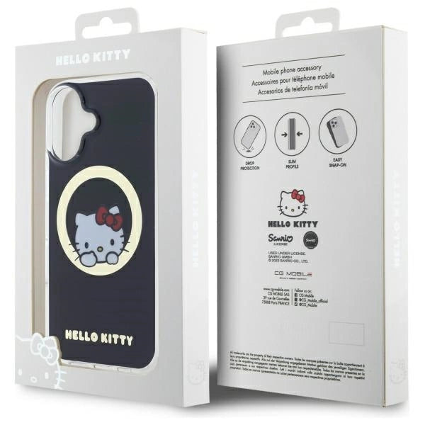 Hello Kitty IML Sweet Kitty Magsafe iPhone 16 Case - Black