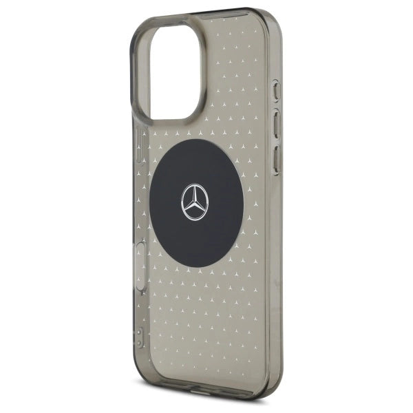 Mercedes MB Case Star mønster til iPhone 16 Pro - sort