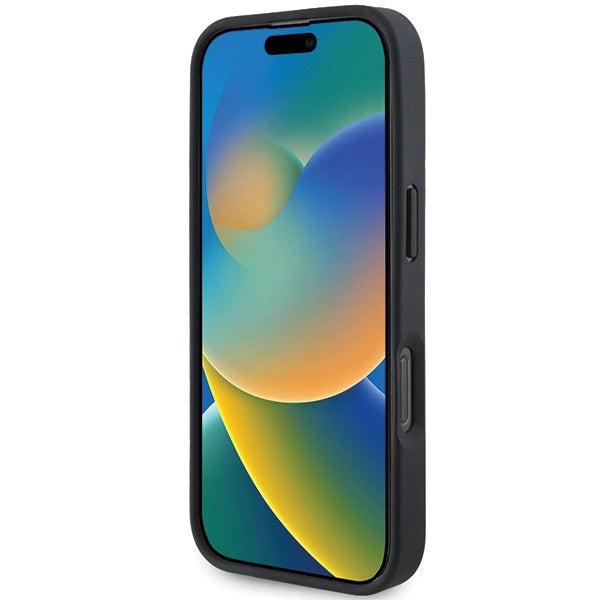 Mercedes MB Wood Imitation Leather MagSafe iPhone 16 Pro Case - rød