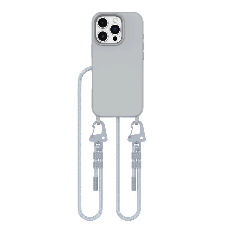 Tech-Protect MagNecklace MagSafe Case med Lanyard til iPhone 16 Pro Max - Grå