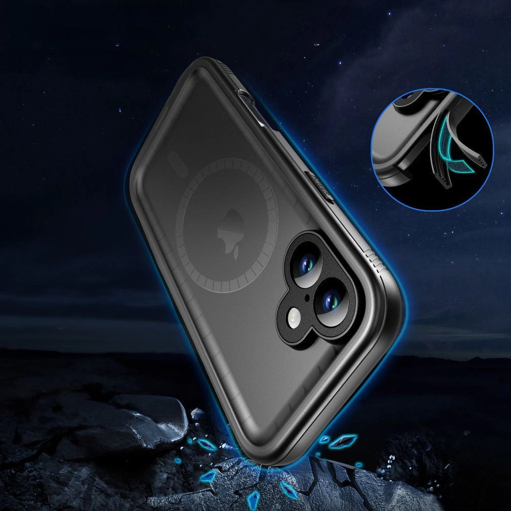 Tech-Protect ShellBox MagSafe IP68 Case til iPhone 16 Pro - sort