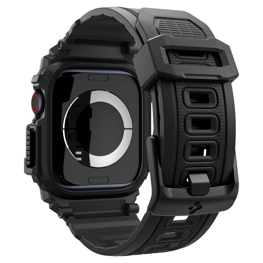 Spigen Rugged Armor Pro Apple Watch 10 (42mm) Strap Case - Black