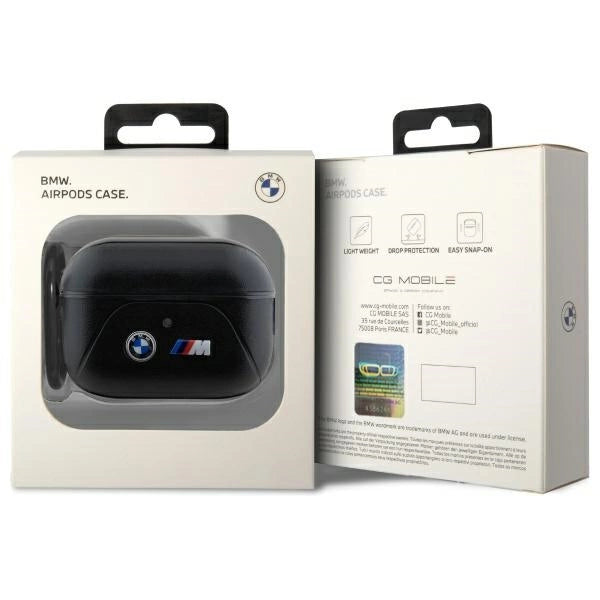 BMW Curved Line Case til AirPods Pro 2 - sort