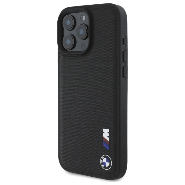 BMW Smooth Rubber Logo iPhone 16 Pro Max Case - sort