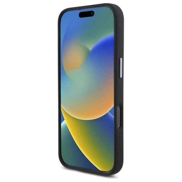 DKNY Liquid Silicone Metal Logo iPhone 16 Pro Max Case - sort